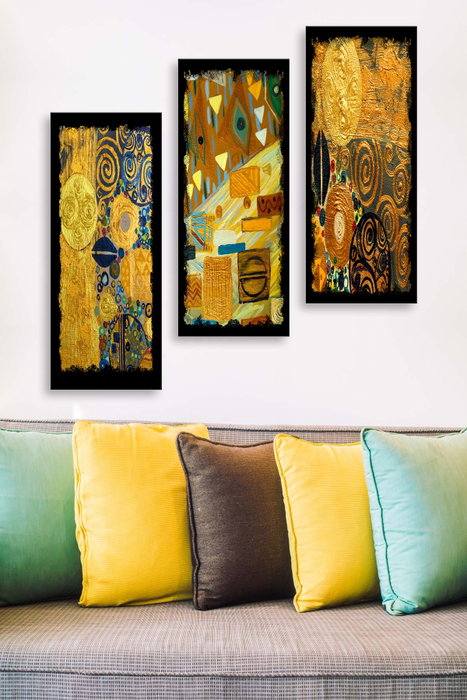 Wallity Cuadro Decorativo MDF Multicolor (3 Piezas) Wallity Cuadro Decorativo MDF Multicolor (3 Piezas)